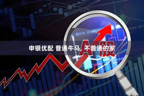 申银优配 普通牛马, 不普通的家