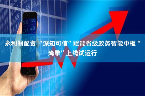 永利阁配资 “深知可信”赋能省级政务智能中枢“湾擎”上线试运行